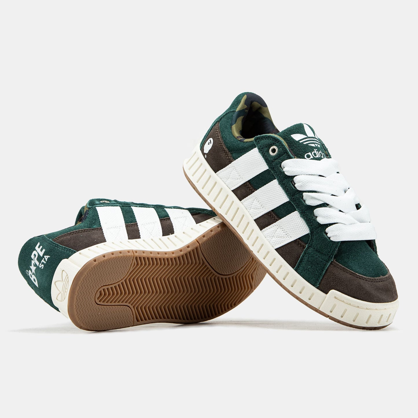 Adidas LWST x Bape Green Brown