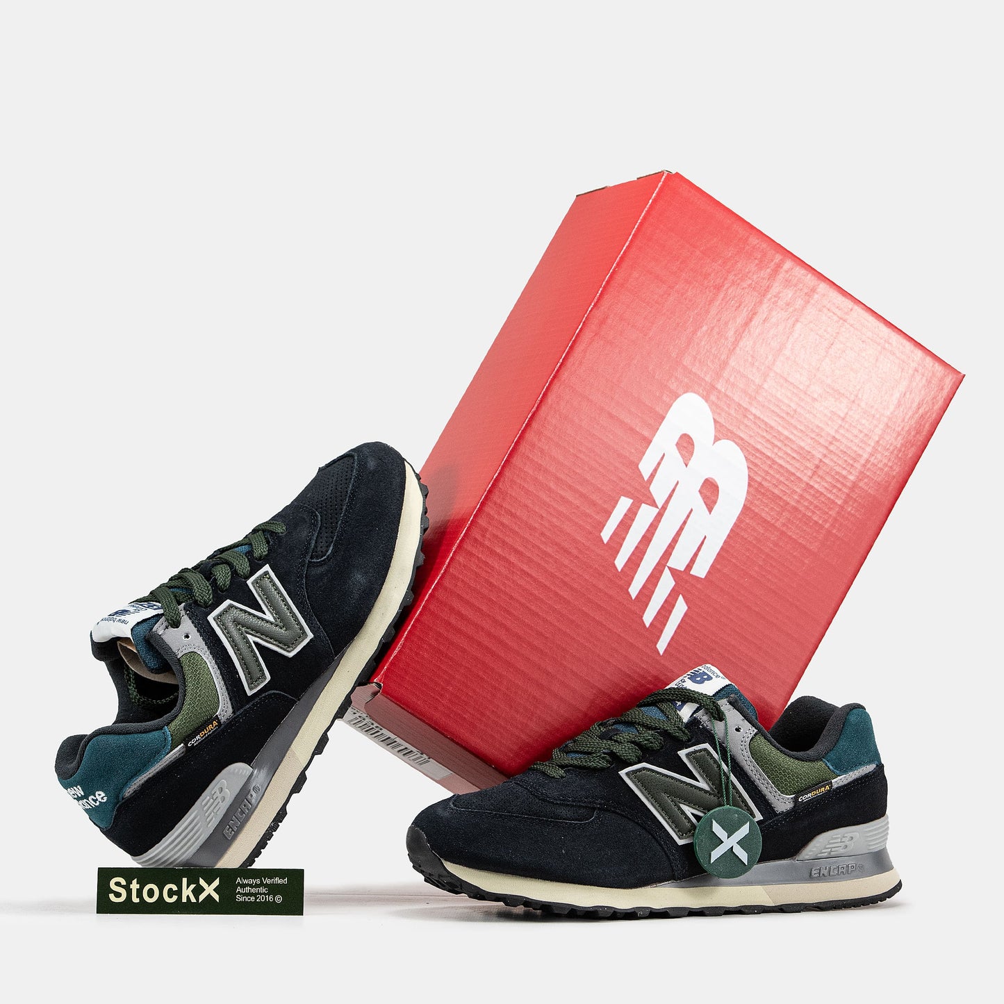 New Balance 574 Cordura Blue Green