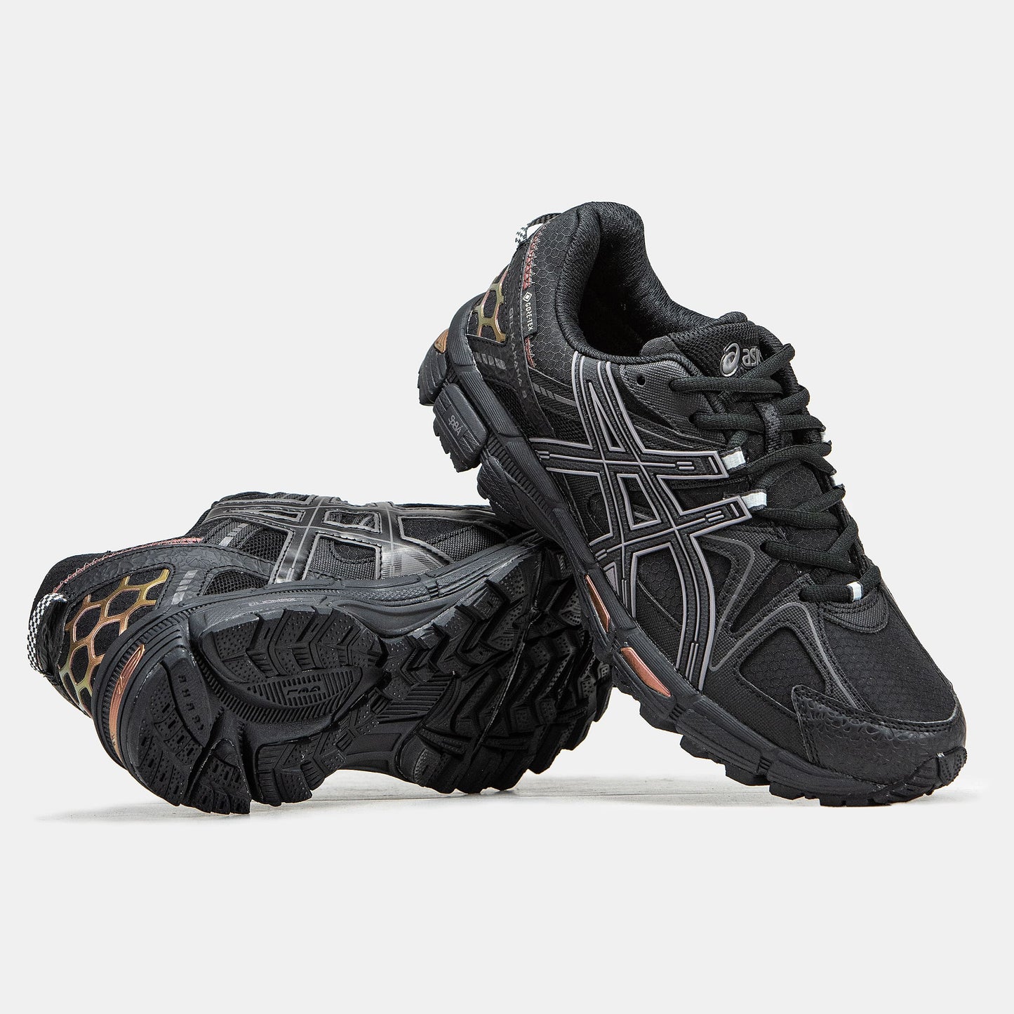 Asics Gel-Kahana 8 Gore-Tex Black Grey Gold