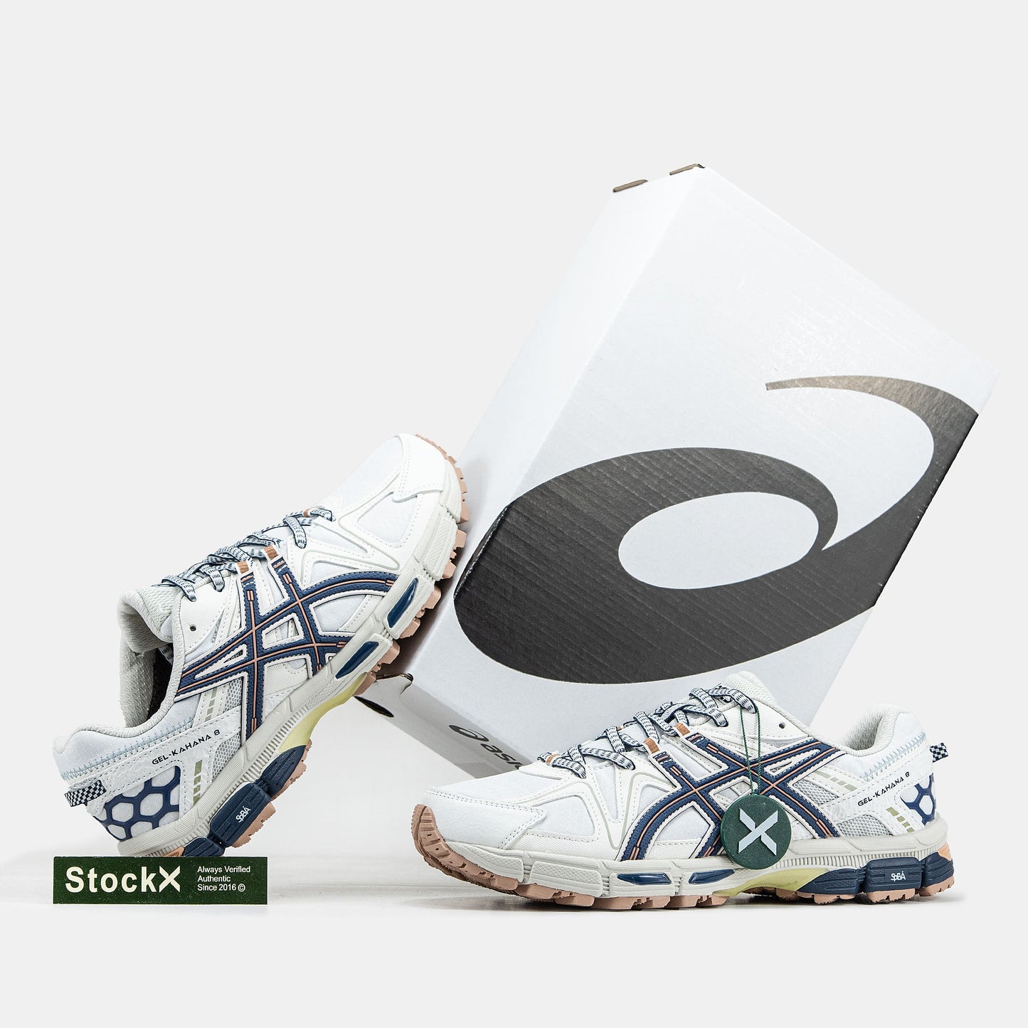 Asics Gel-Kahana 8 Gore-Tex Cream Blue