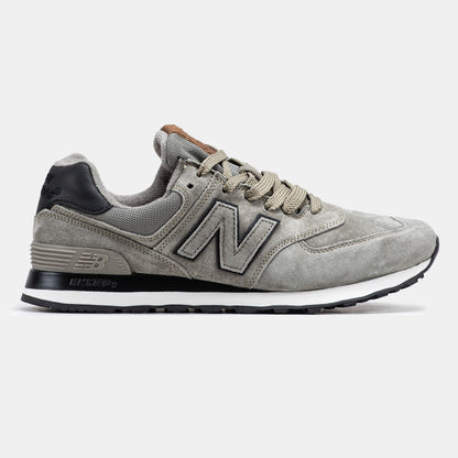 New Balance 574 Beige Grey Black