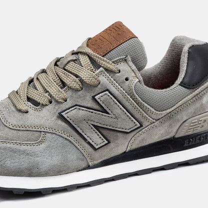 New Balance 574 Beige Grey Black