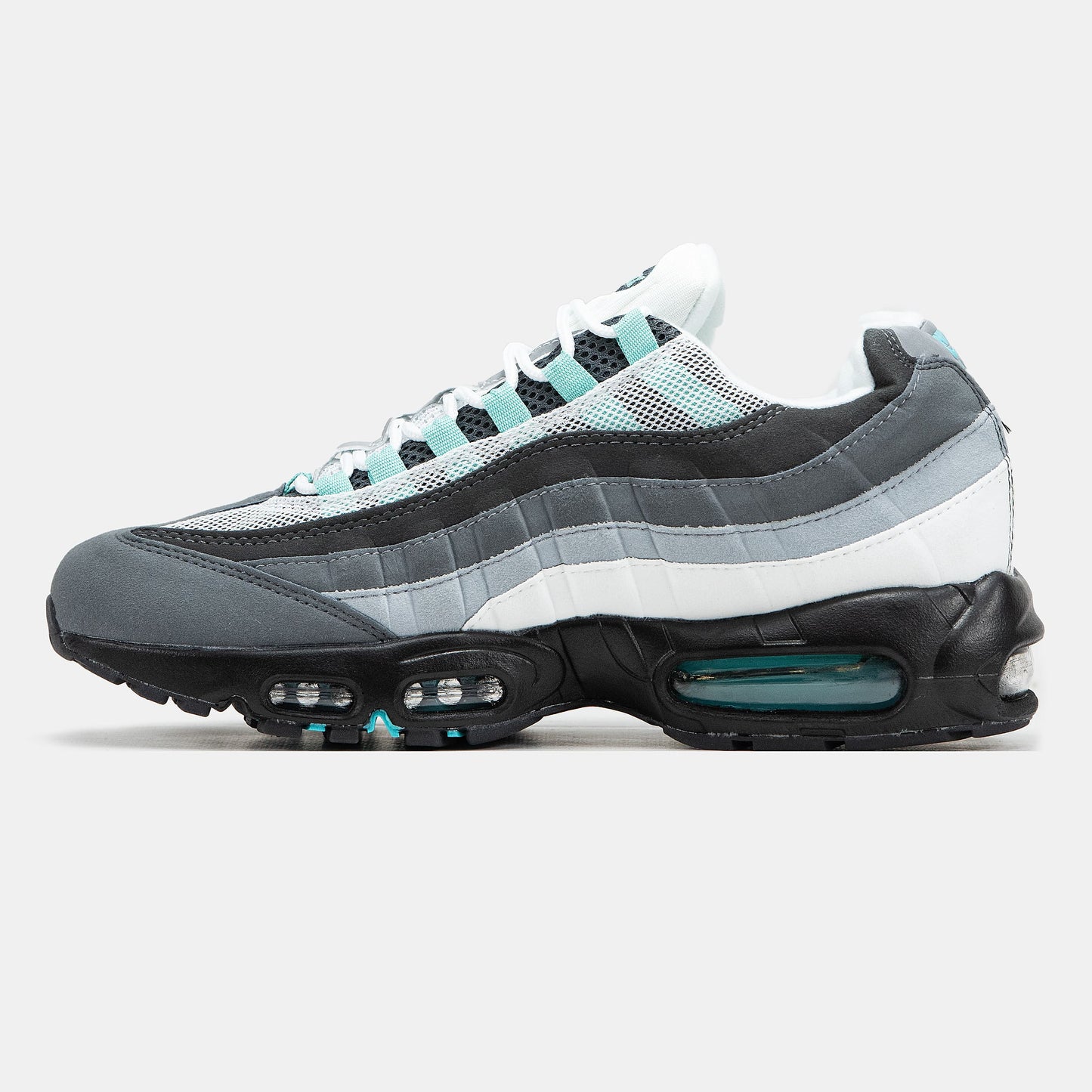 Nike Air Max 95 Grey White Neon / Hyper Turquoise