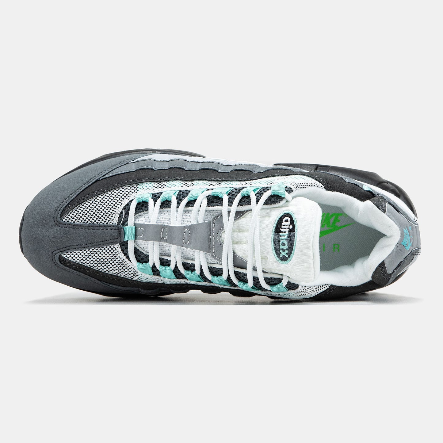 Nike Air Max 95 Grey White Neon / Hyper Turquoise