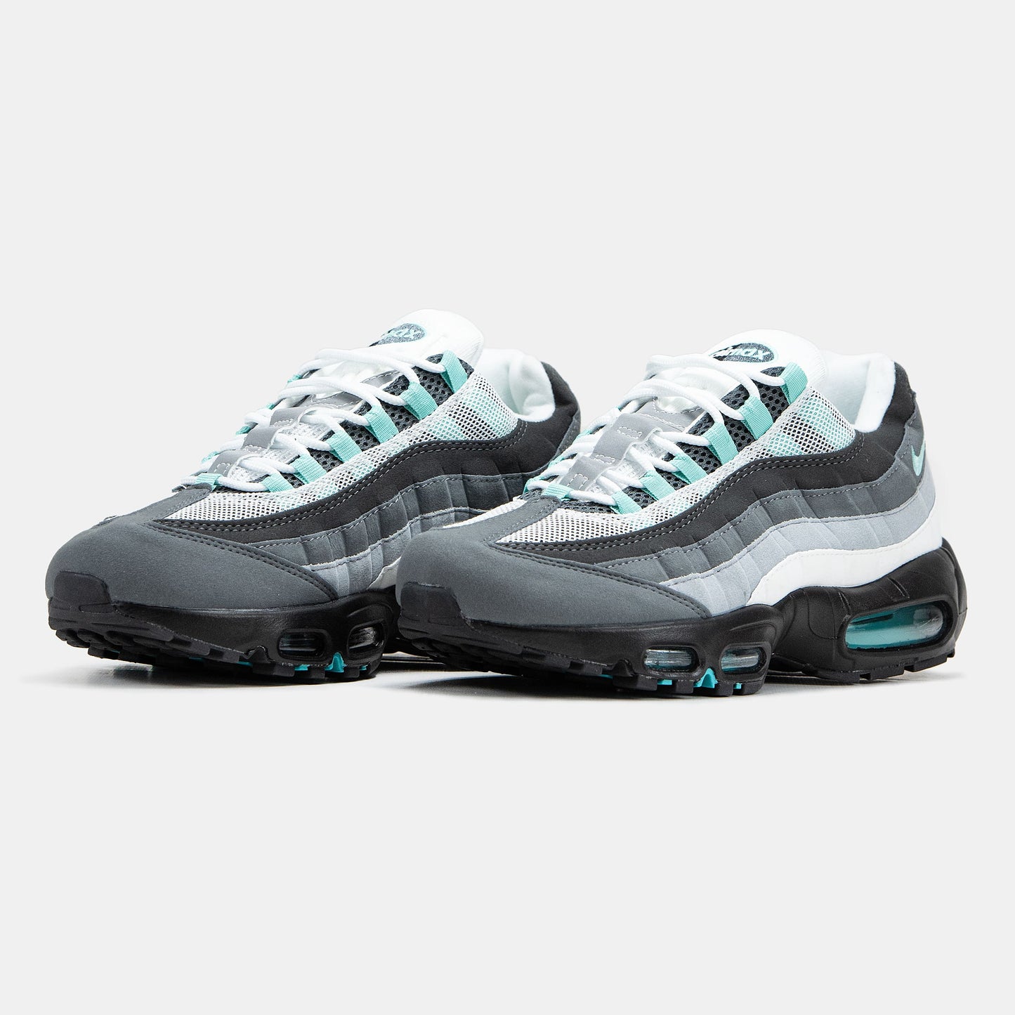 Nike Air Max 95 Grey White Neon / Hyper Turquoise