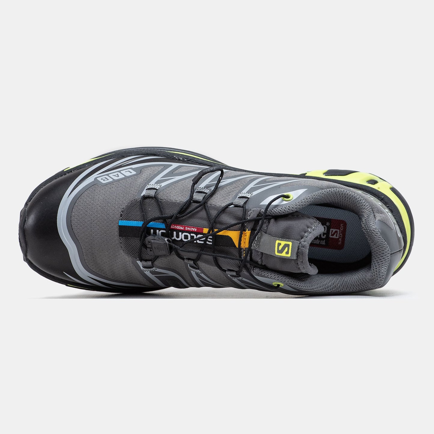 Salomon XT-6 Soft Ground Grey Black Yellow