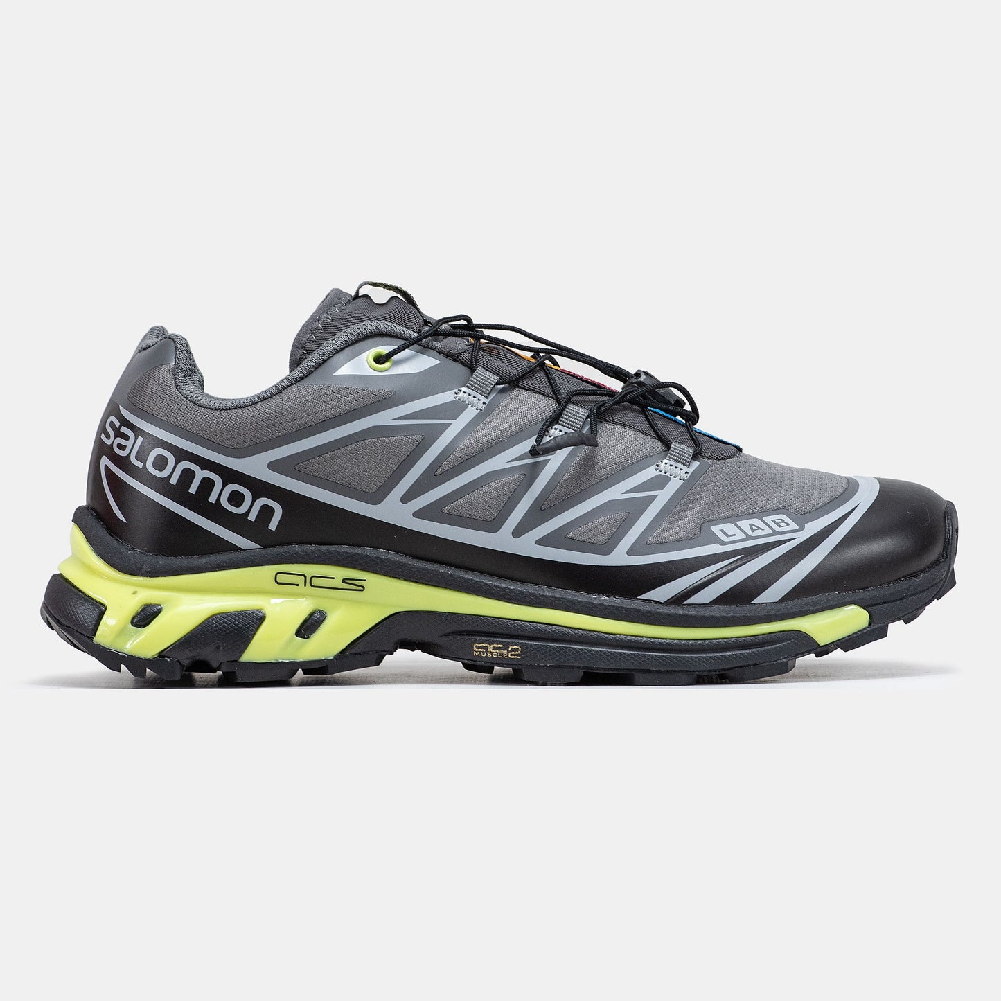 Salomon XT-6 Soft Ground Grey Black Yellow