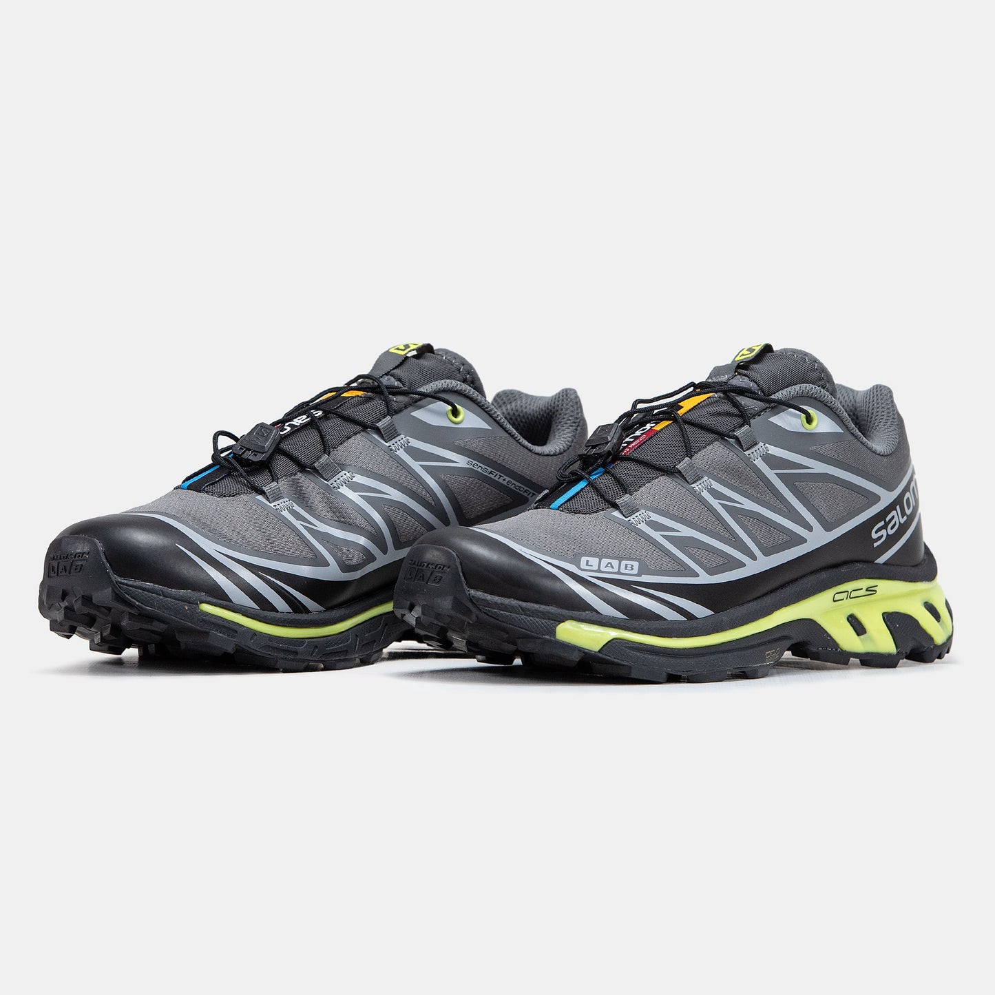Salomon XT-6 Soft Ground Grey Black Yellow