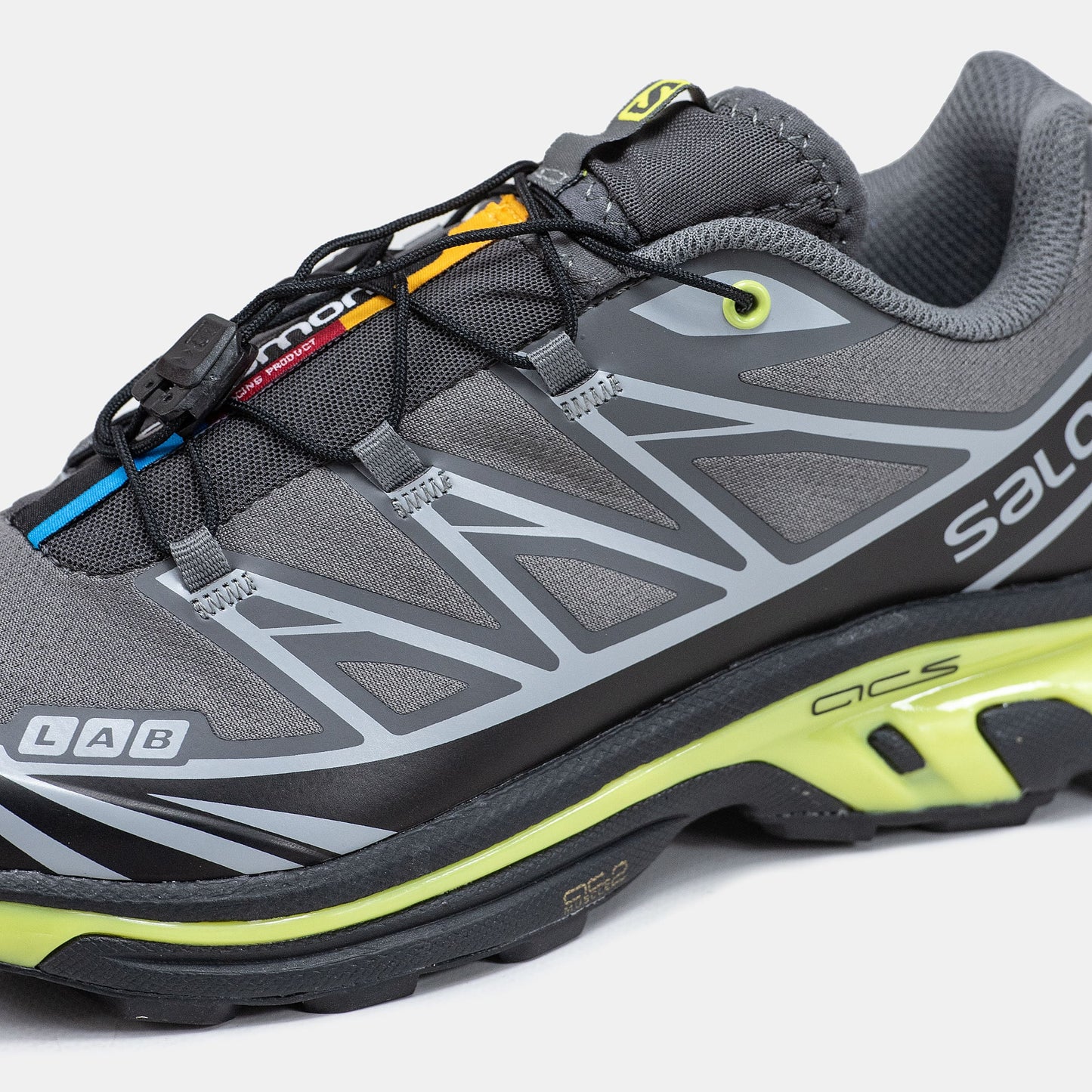 Salomon XT-6 Soft Ground Grey Black Yellow