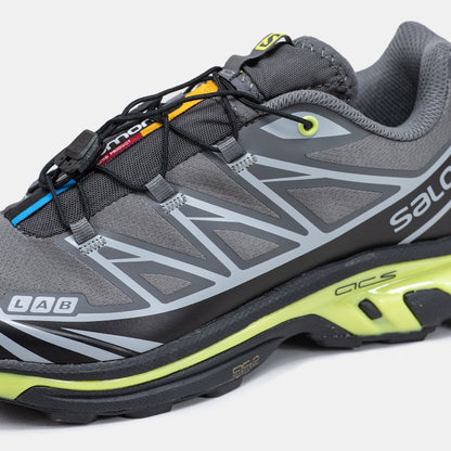 Salomon XT-6 Soft Ground Grey Black Yellow