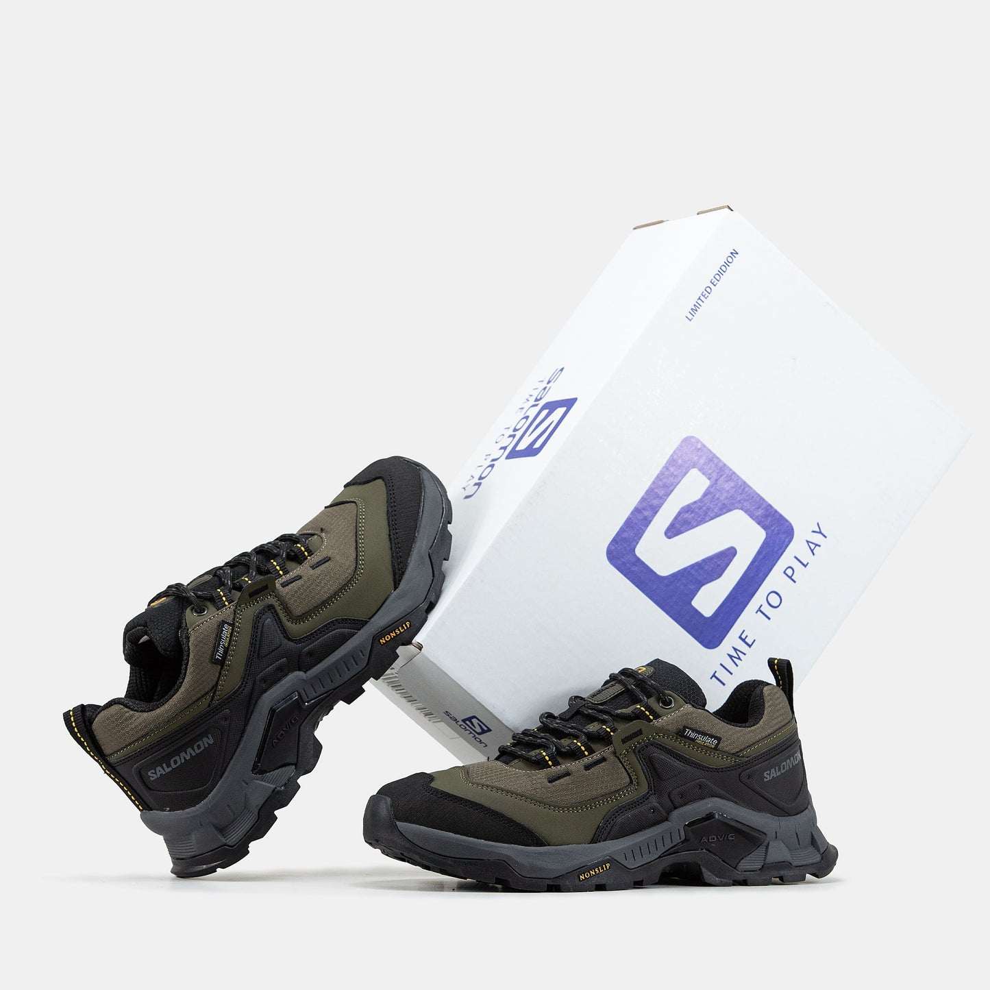 Salomon Quest Element Thinsulate Haki Black