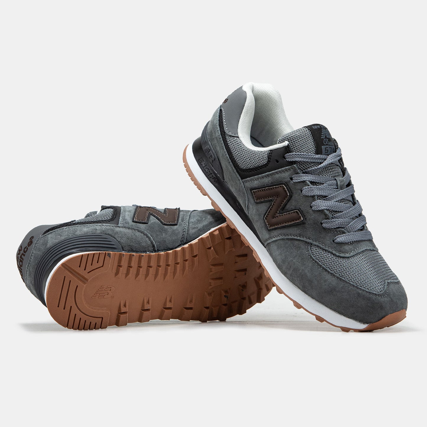 New Balance 574 Grey Brown White