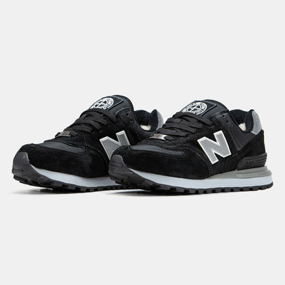 New Balance 574 x Stone Island Black White Grey
