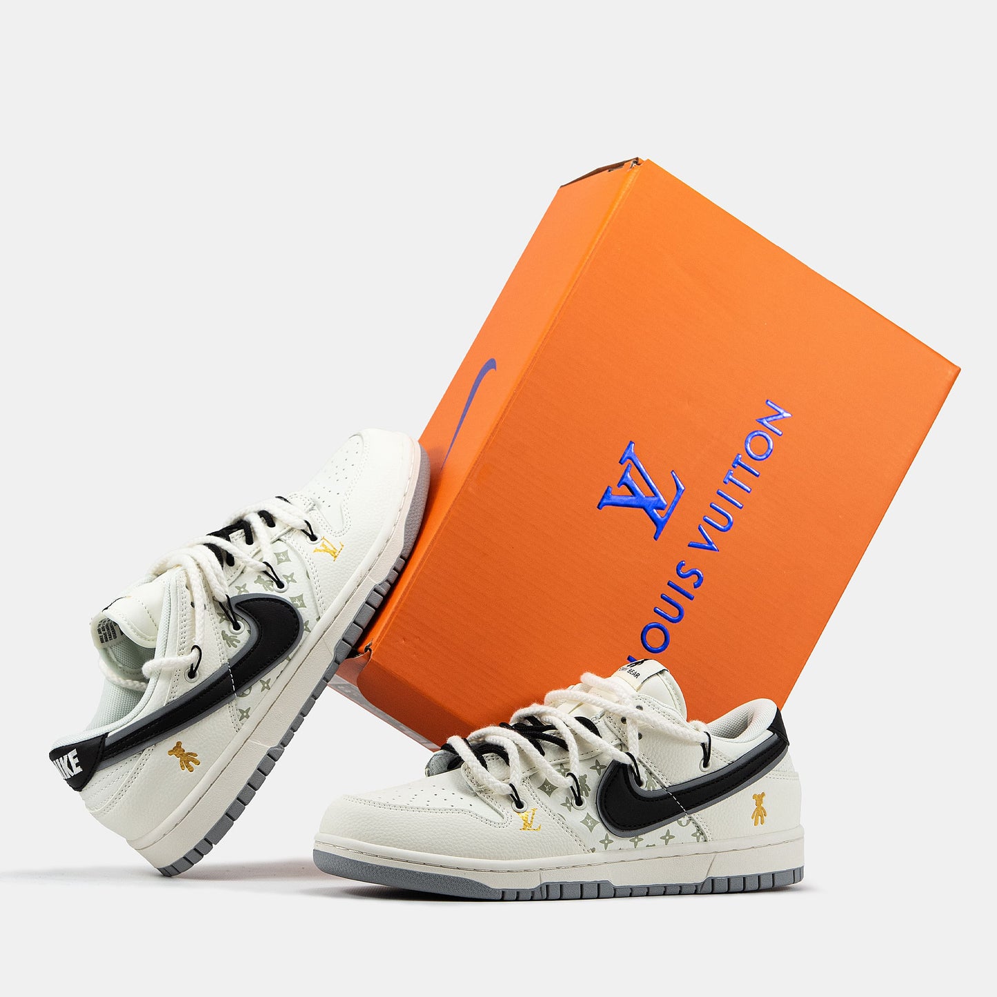 Nike SB Dunk x Louis Vuitton x Glommy Bear Cream