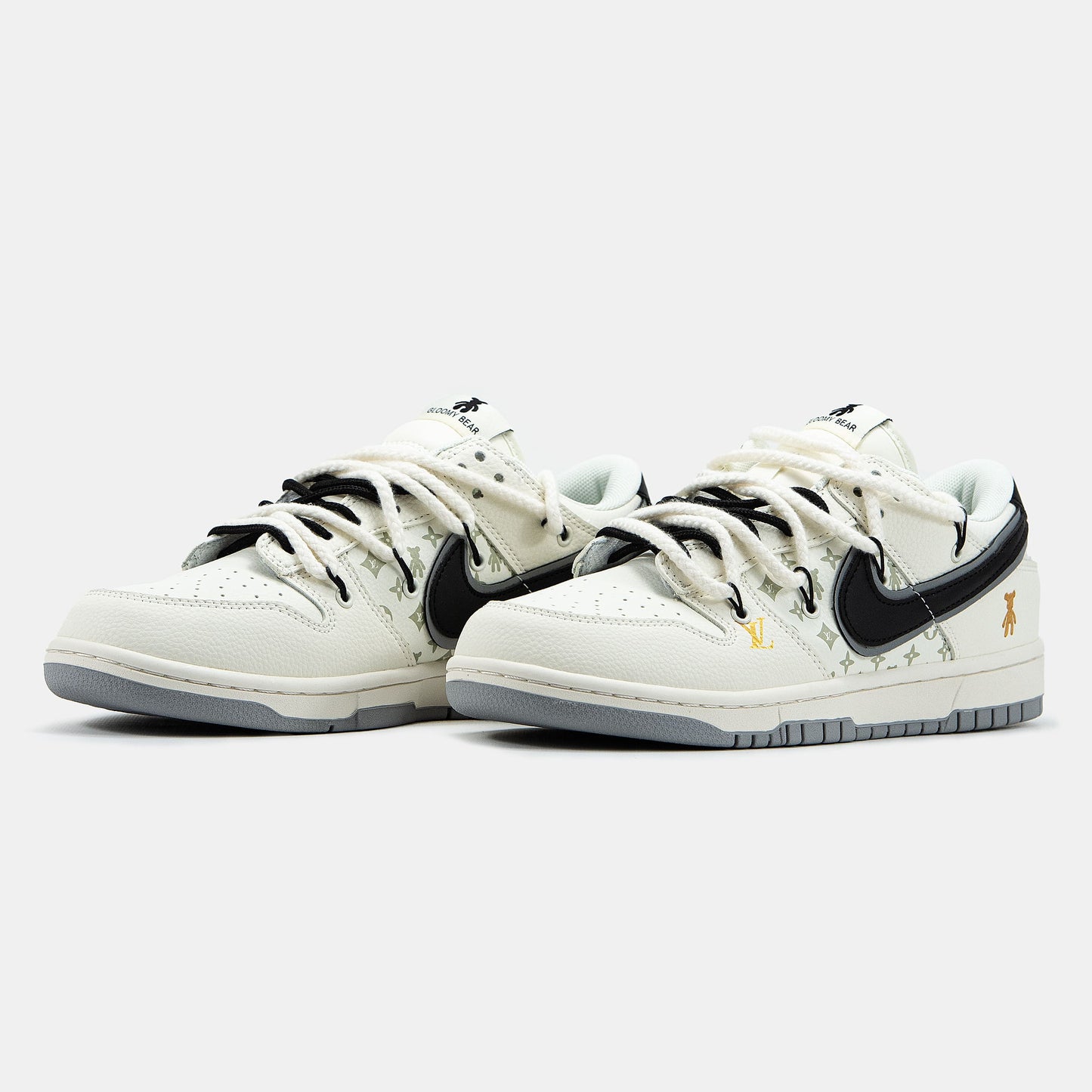 Nike SB Dunk x Louis Vuitton x Glommy Bear Cream