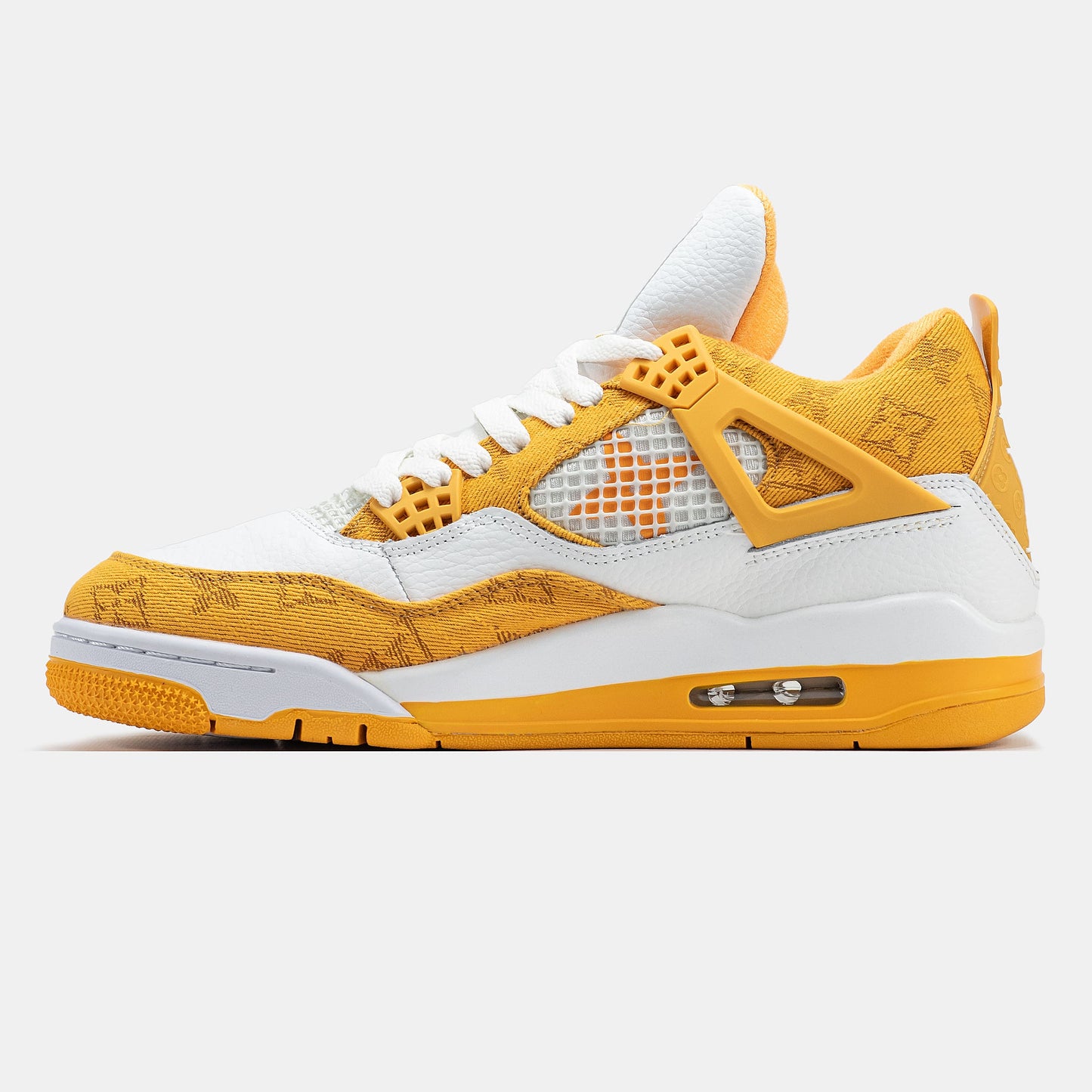 Nike Air Jordan 4 x Louis Vuitton White Yellow
