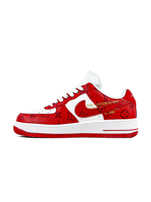 Nike Air Force 1 Low By Virgil Abloh White Red LV