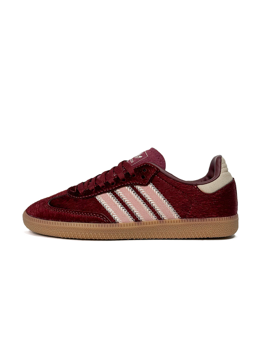 Adidas Samba Burgundy Pony