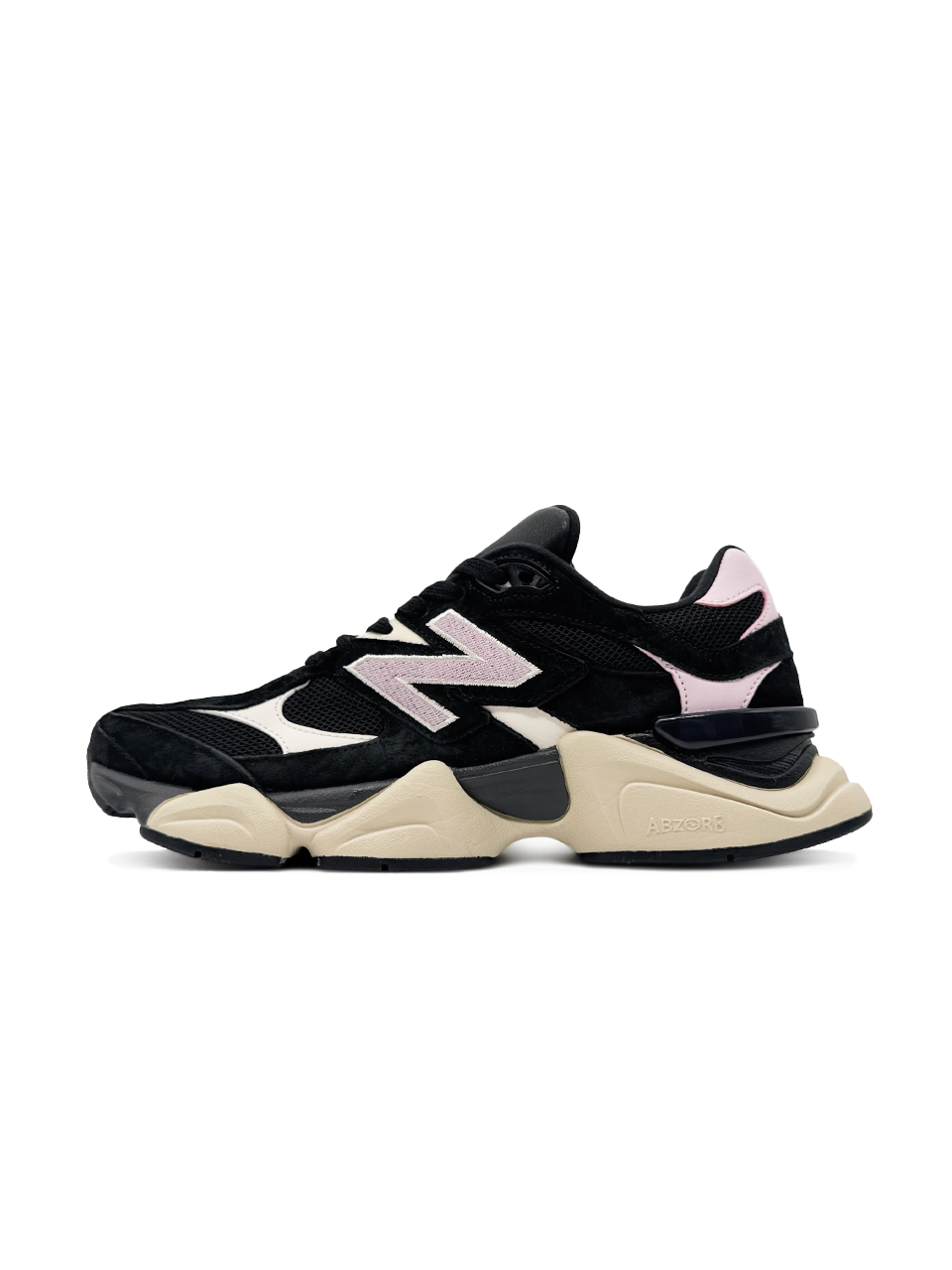 New Balance 9060 Black Pink Logo