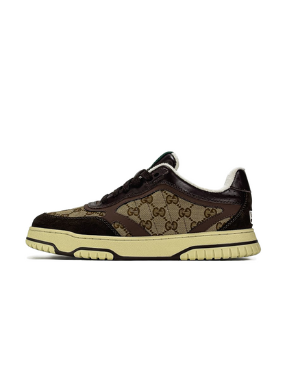 Gucci Re-Web Trainer Brown