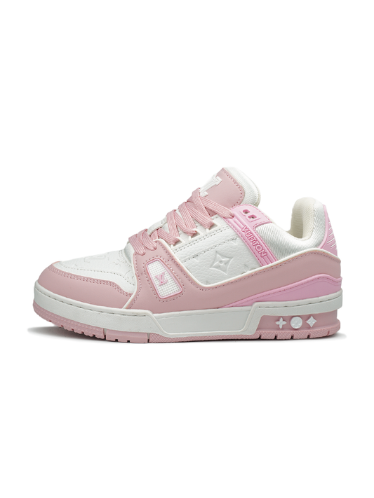 Louis Vuitton LV Trainer White Pink
