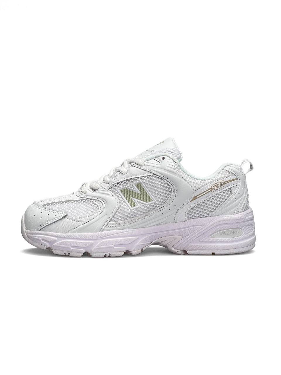 New Balance 530 All White Premium