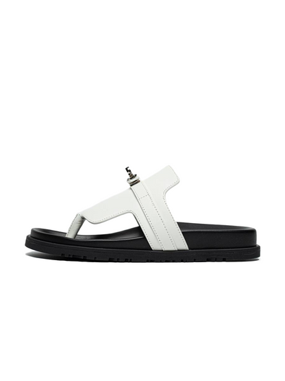 Hermes Empire Sandal Blanc White