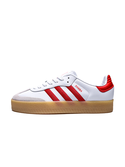 Adidas Samba Platform White Red