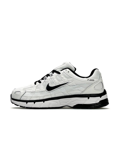 Nike P-6000 White Black Logo