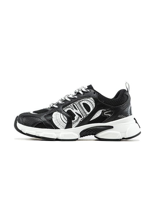 Dior Chrono Sneaker Black White Logo
