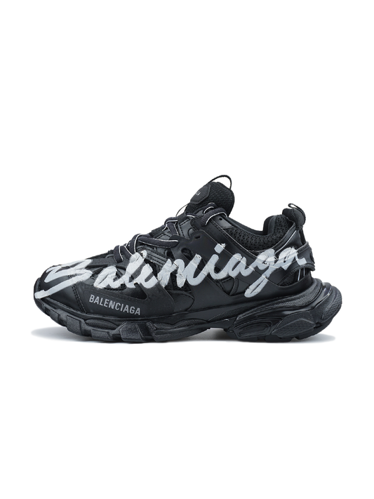 Balenciaga Track Sneaker Signature Black White