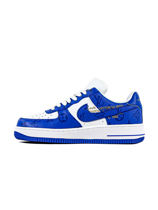 Nike Air Force 1 Low By Virgil Abloh White Royal LV