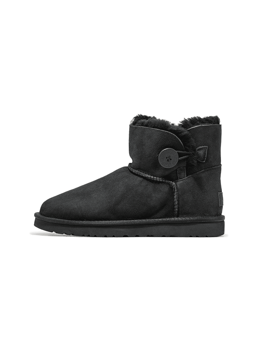 UGG Classic Mini Bailey Button Black