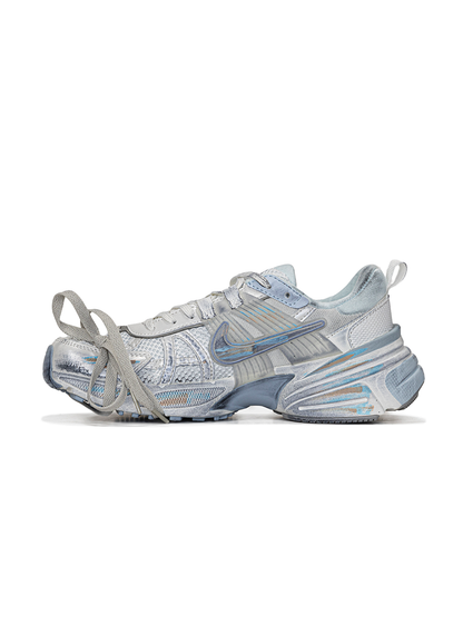 NIke Runtekk V2K White Blue Custom