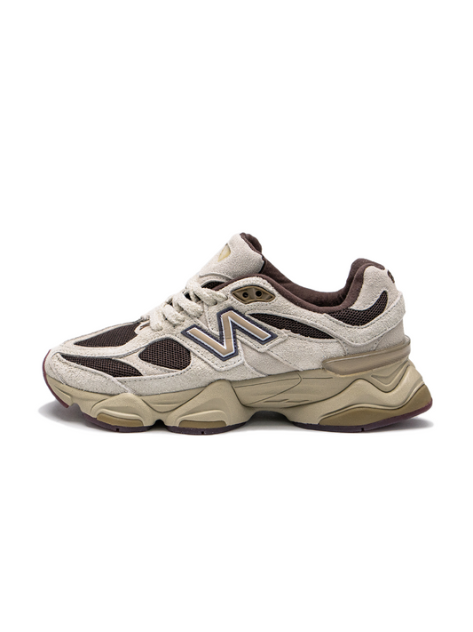 New Balance 9060 Sydney's Signature Collection in Beige Brown Black Suede Mesh
