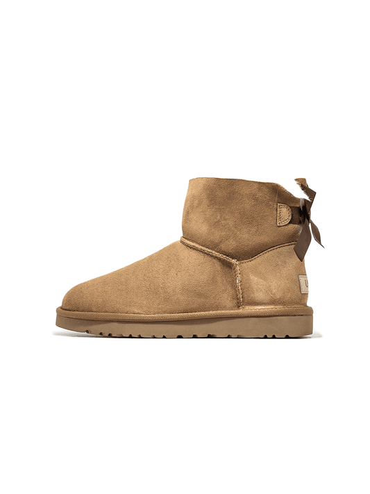 UGG Classic Mini Bailey Bow Beige