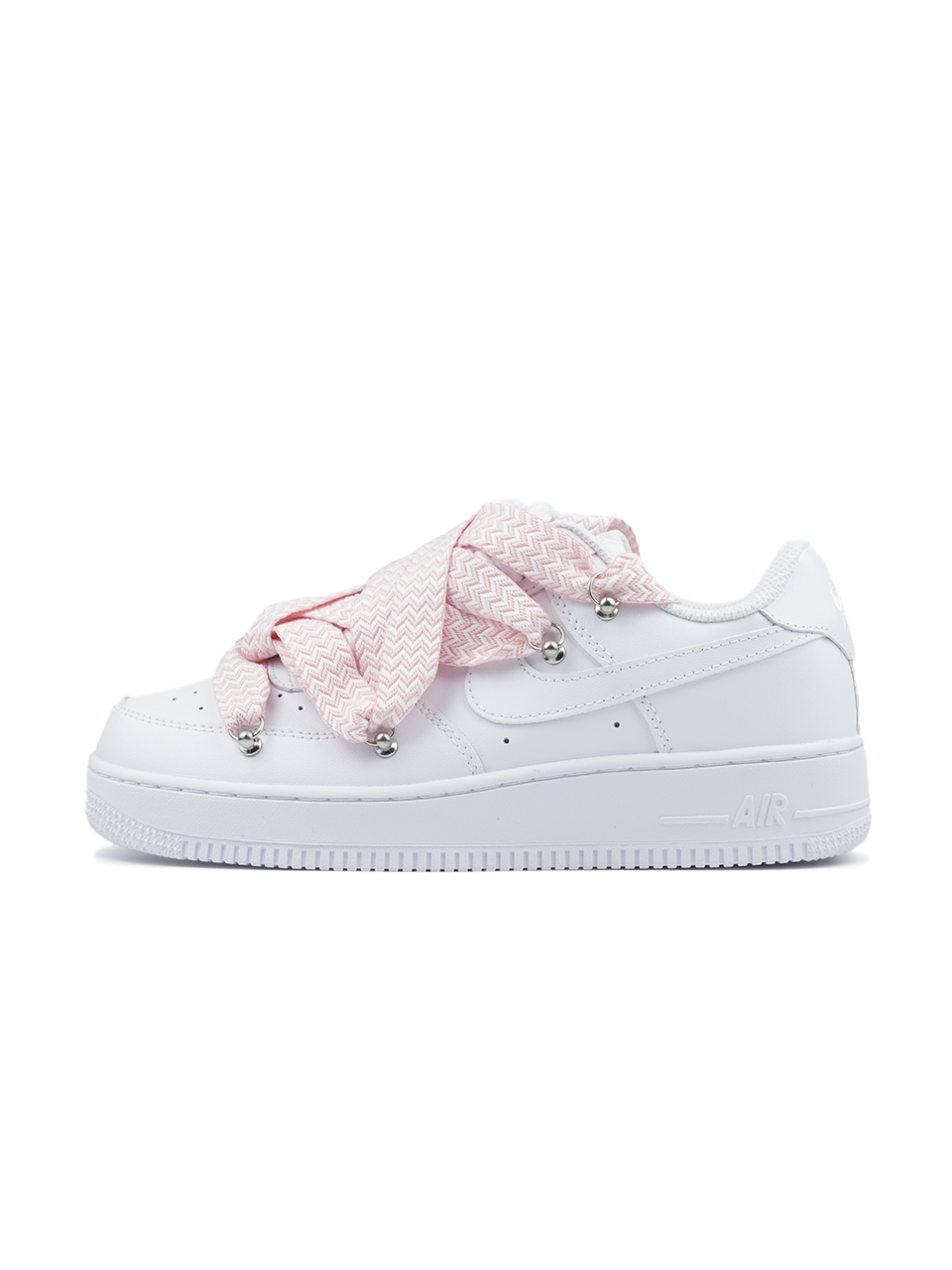 Nike Air Force 1 Low Custom Lanvin Laces Pink