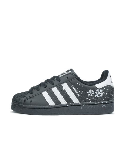 Adidas Superstar Black Snowflakes
