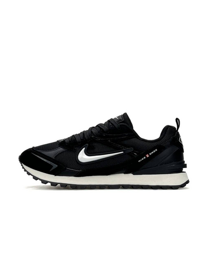 Nike Waffle S Black White
