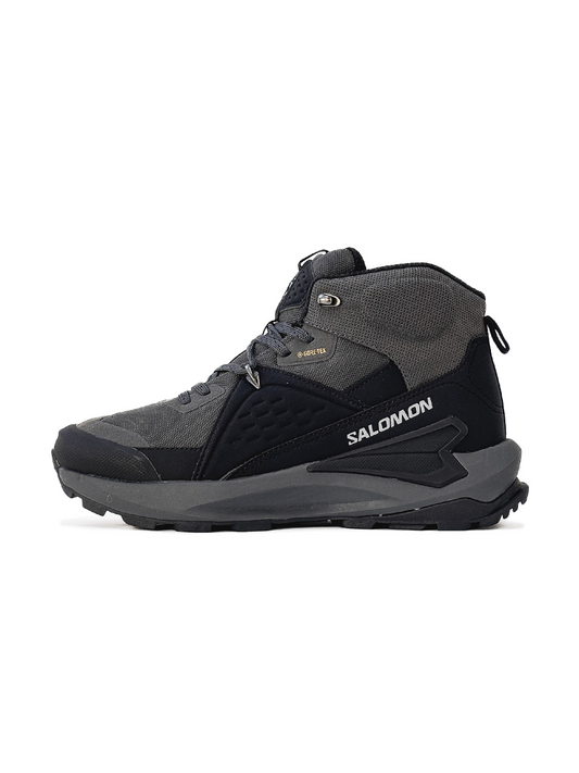 Salomon Elixir Mid GTX Gore-Tex Fur Grey Black