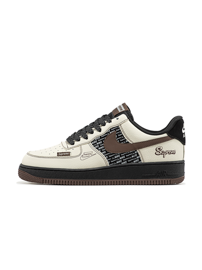 Nike Air Force 1 x Supreme White Brown