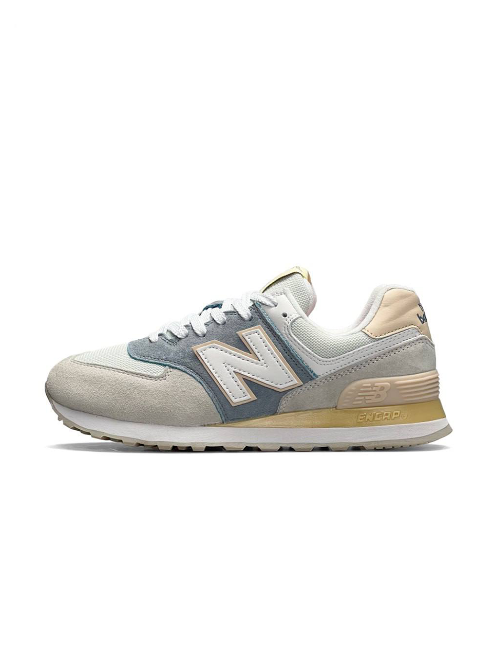 New Balance 574 Gray Yellow