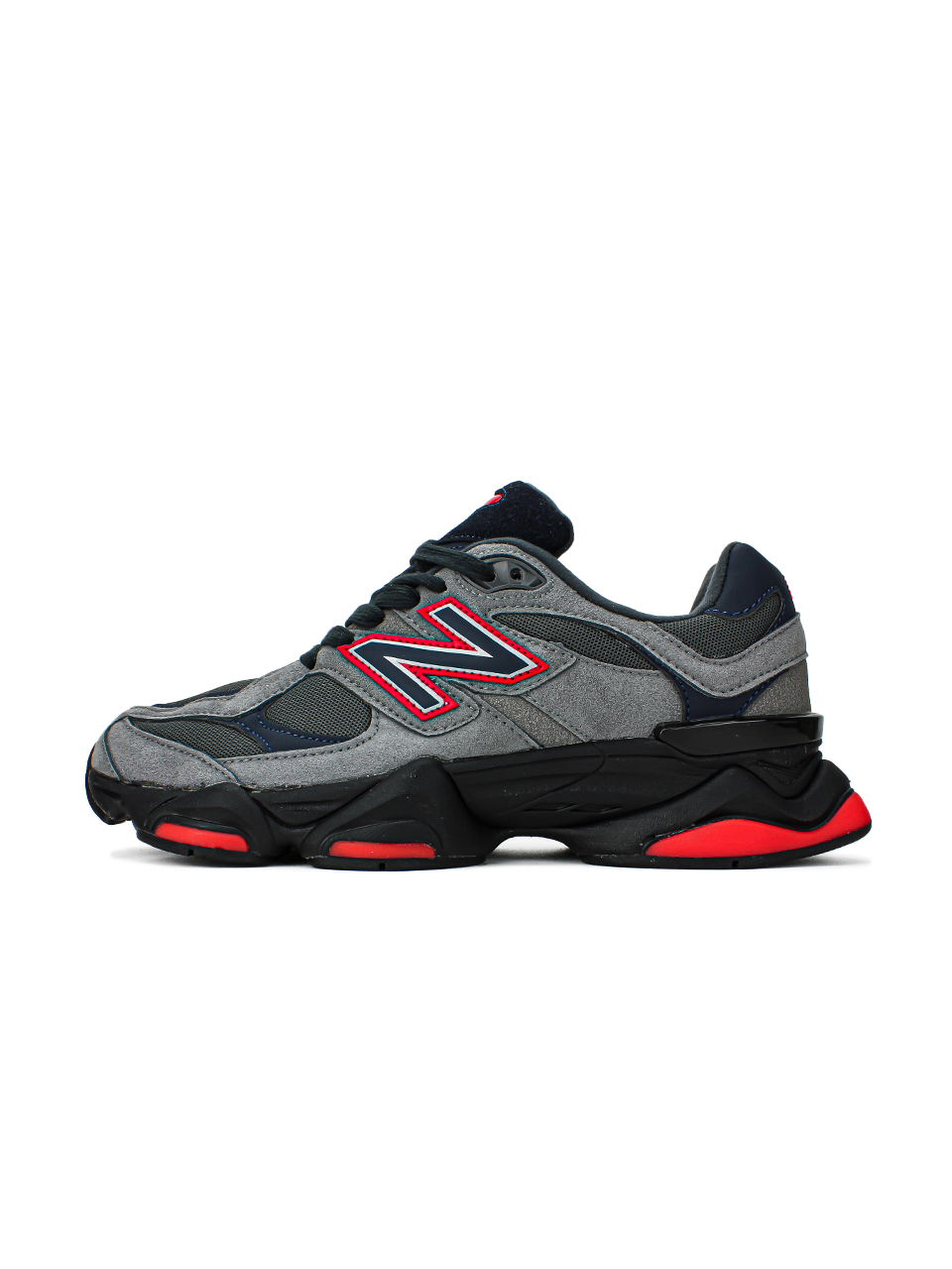 New Balance 9060 Grey Black Red