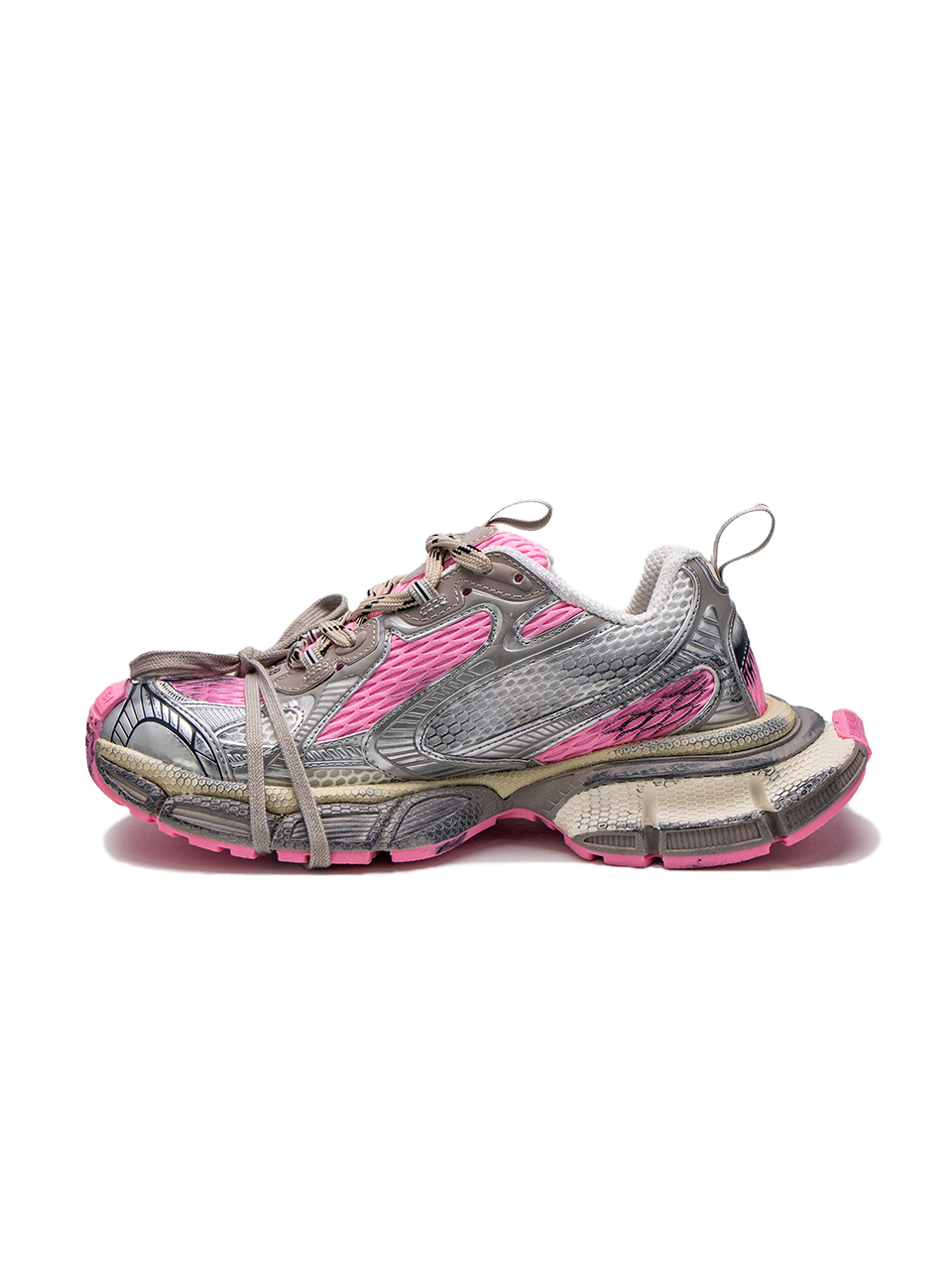 Balenciaga 3XL Sneaker in Silver Pink
