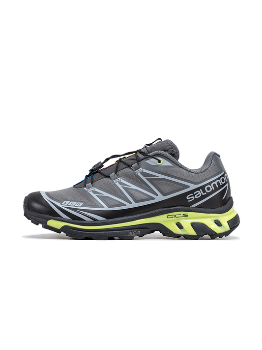 Salomon XT-6 Soft Ground Grey Black Yellow