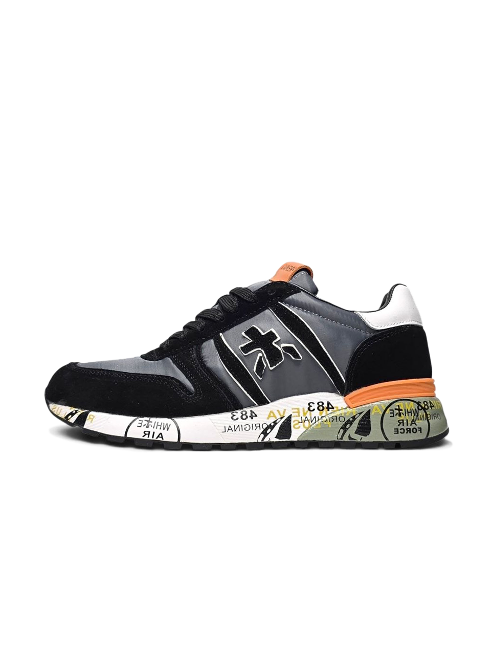 Premiata Lander Grey Black Orange