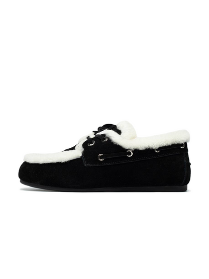 Miu Miu Loafers Winter Black