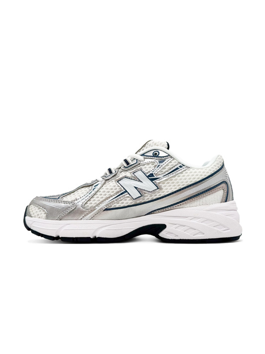 New Balance 740 White Silver Blue