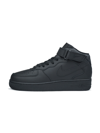 Nike Air Force 1 Classic High Black Fur (хутро)