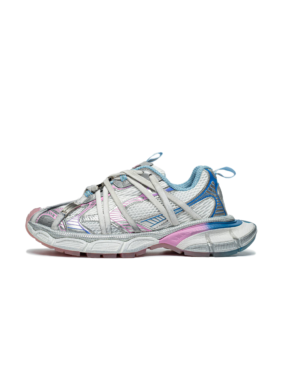 Balenciaga 3XL Extreme Laces Candy Pink Blue